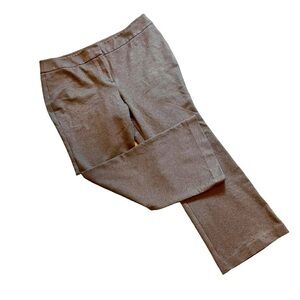 Talbots Brown Bootcut/Flare Heavy Jersey Trouser